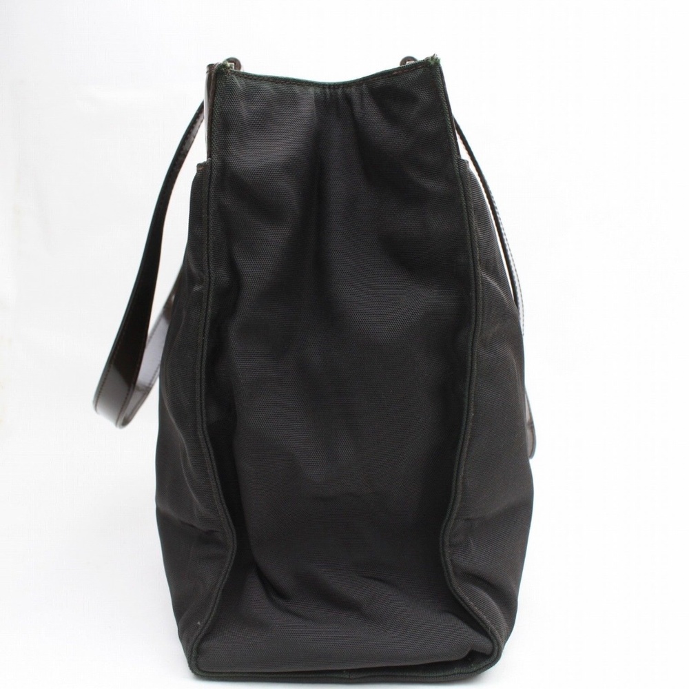 Authentic Gucci Tote Bag Dark Brown Nylon 277476 - Picture 3 of 8
